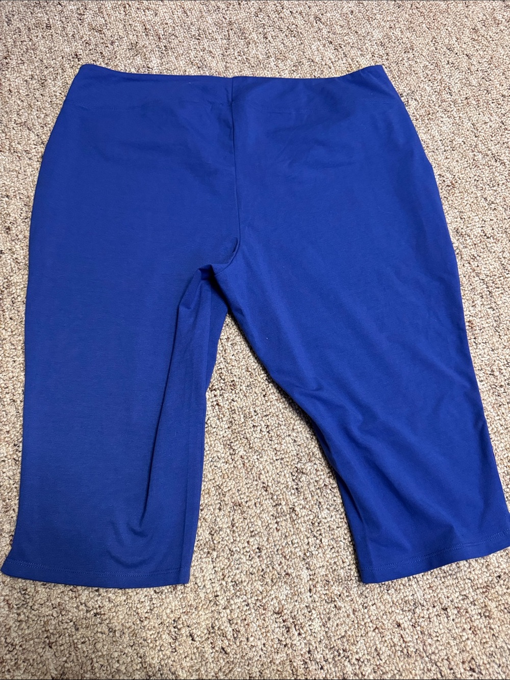 Women with Control Royal Blue Capris - Picture 2 of 4